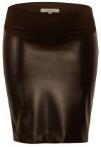 ST. MORITZ Faux Leather Mini Skirt