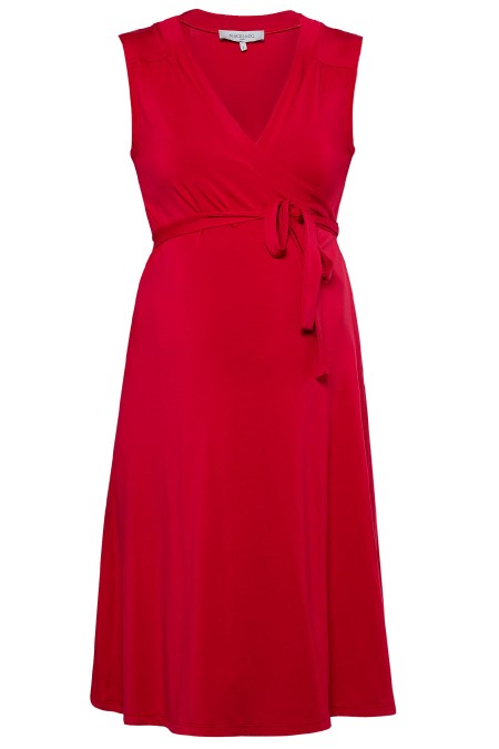 CHLOE Plain Wrap Dress Combination 5445